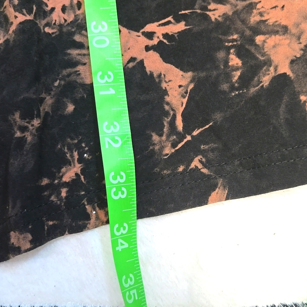 Romwe 1XL Reverse Tie Dye Skeleton Hands Accented Chest Sheath Dress - Picture 11 of 11